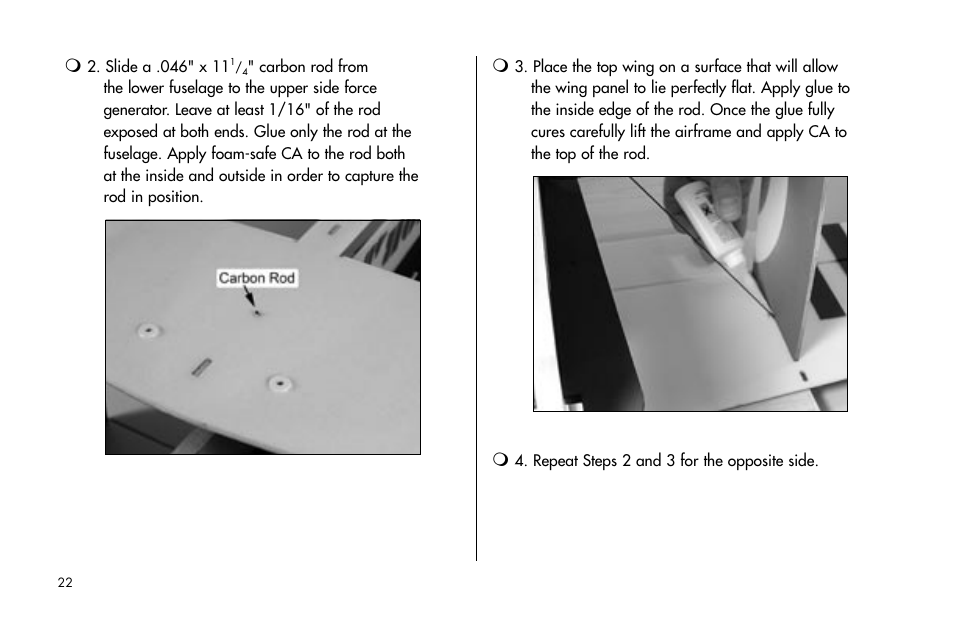 E-flite Tensor 4D ARF User Manual | Page 22 / 48