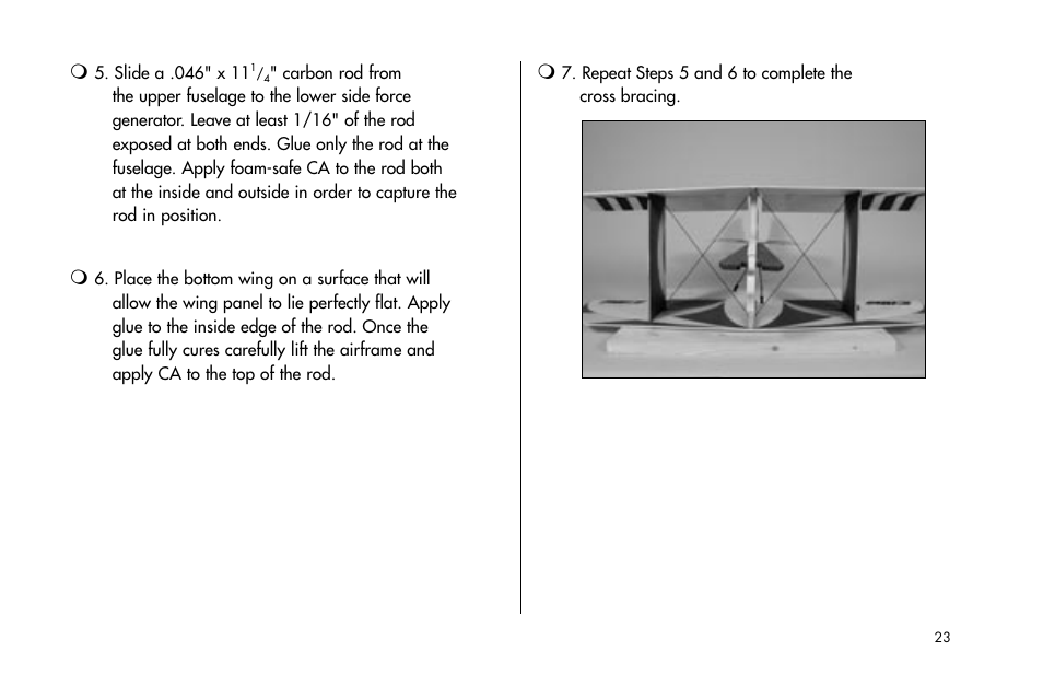 E-flite Tensor 4D ARF User Manual | Page 23 / 48