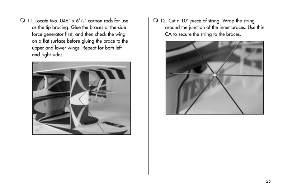 E-flite Tensor 4D ARF User Manual | Page 25 / 48