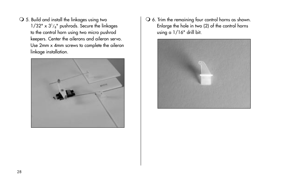 E-flite Tensor 4D ARF User Manual | Page 28 / 48