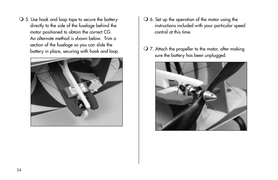 E-flite Tensor 4D ARF User Manual | Page 34 / 48
