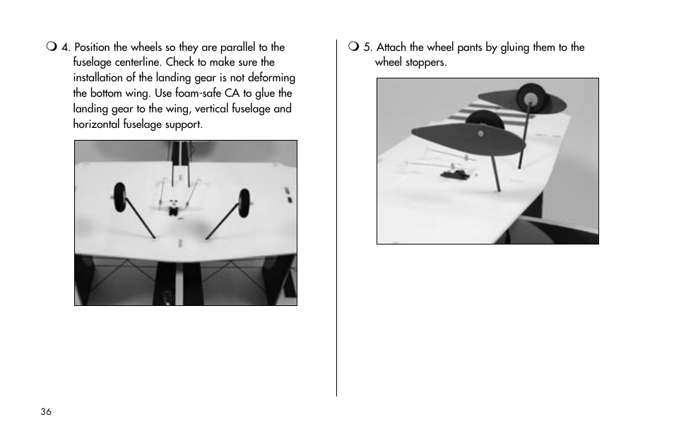 E-flite Tensor 4D ARF User Manual | Page 36 / 48