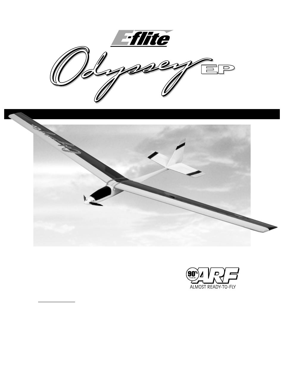 E-flite Odyssey EP Electric Glider User Manual | 25 pages