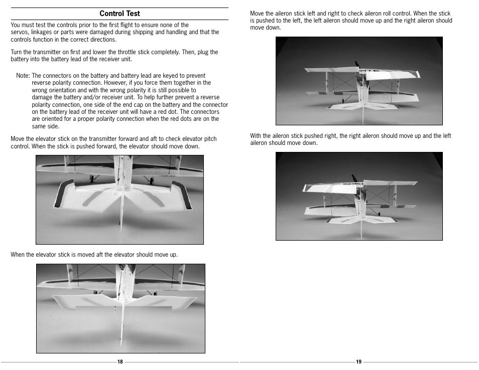 E-flite Ultra Micro 4-Site BNF User Manual | Page 10 / 20
