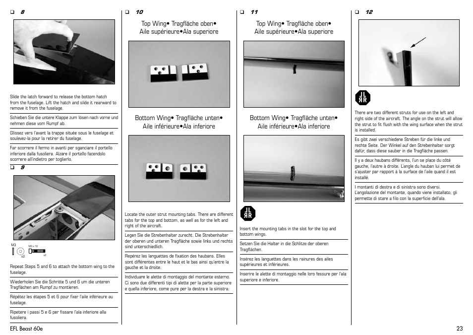 E-flite Beast 60e ARF User Manual | Page 23 / 52