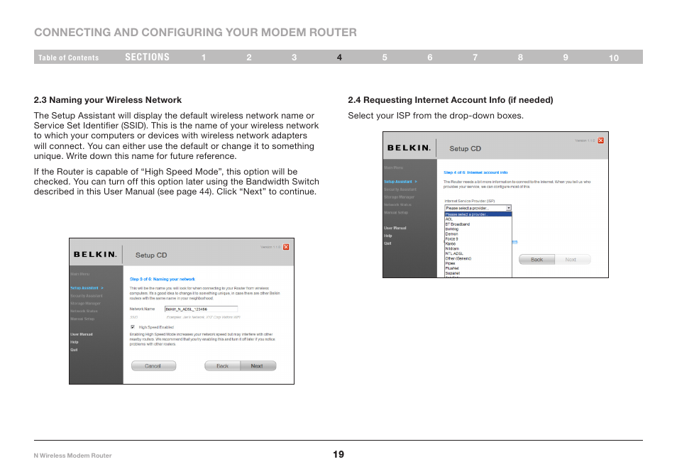 Belkin N Wireless Modem Router PM01527ea F5D8636-4 User Manual | Page 21 / 100