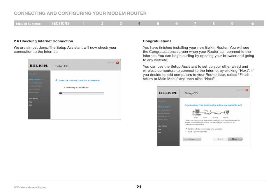 Belkin N Wireless Modem Router PM01527ea F5D8636-4 User Manual | Page 23 / 100