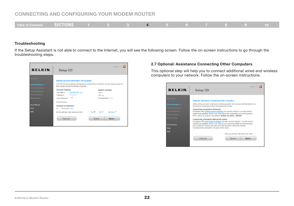 Belkin N Wireless Modem Router PM01527ea F5D8636-4 User Manual | Page 24 / 100