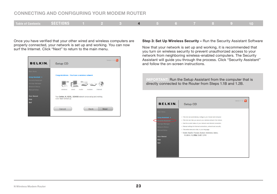 Belkin N Wireless Modem Router PM01527ea F5D8636-4 User Manual | Page 25 / 100