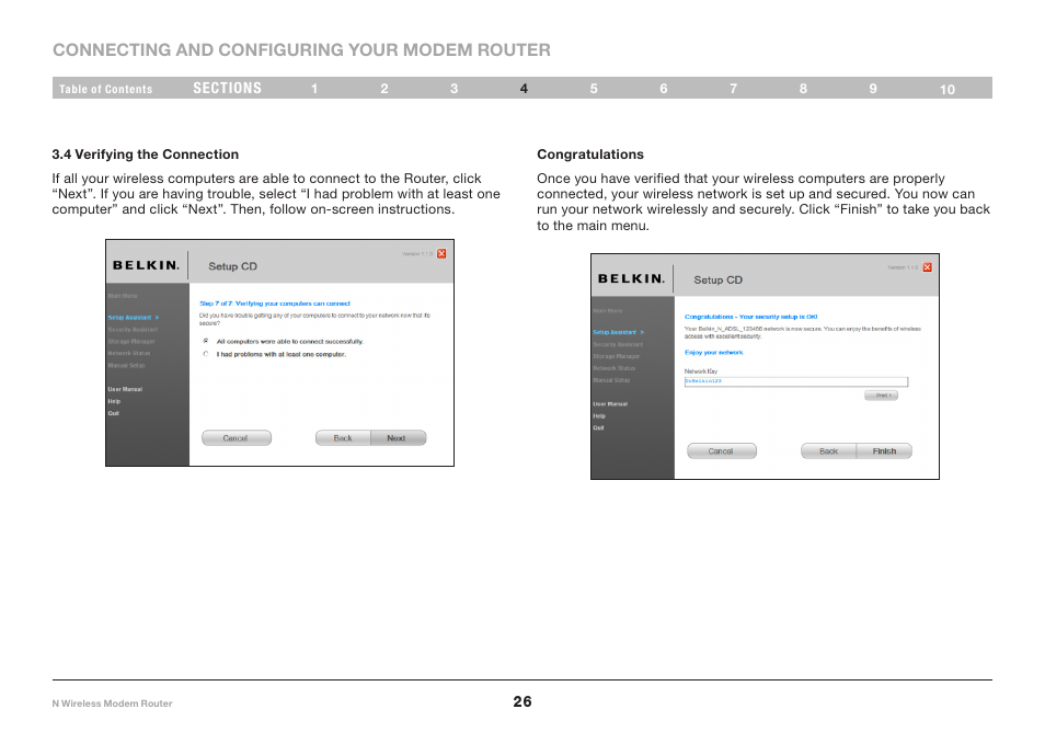 Belkin N Wireless Modem Router PM01527ea F5D8636-4 User Manual | Page 28 / 100