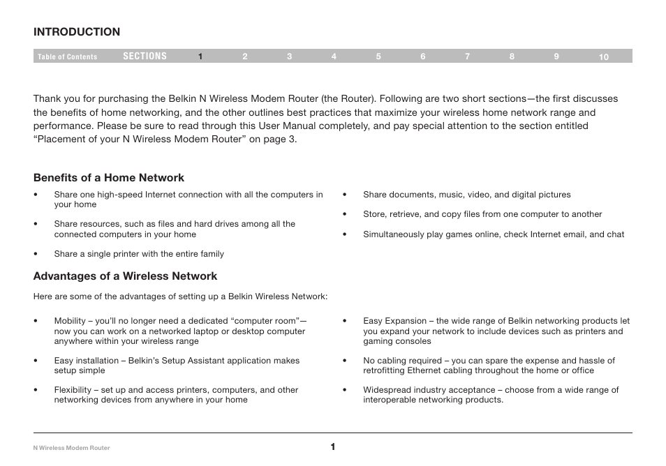 Belkin N Wireless Modem Router PM01527ea F5D8636-4 User Manual | Page 3 / 100