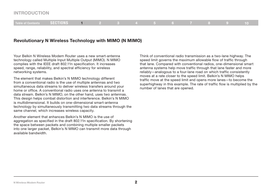 Belkin N Wireless Modem Router PM01527ea F5D8636-4 User Manual | Page 4 / 100