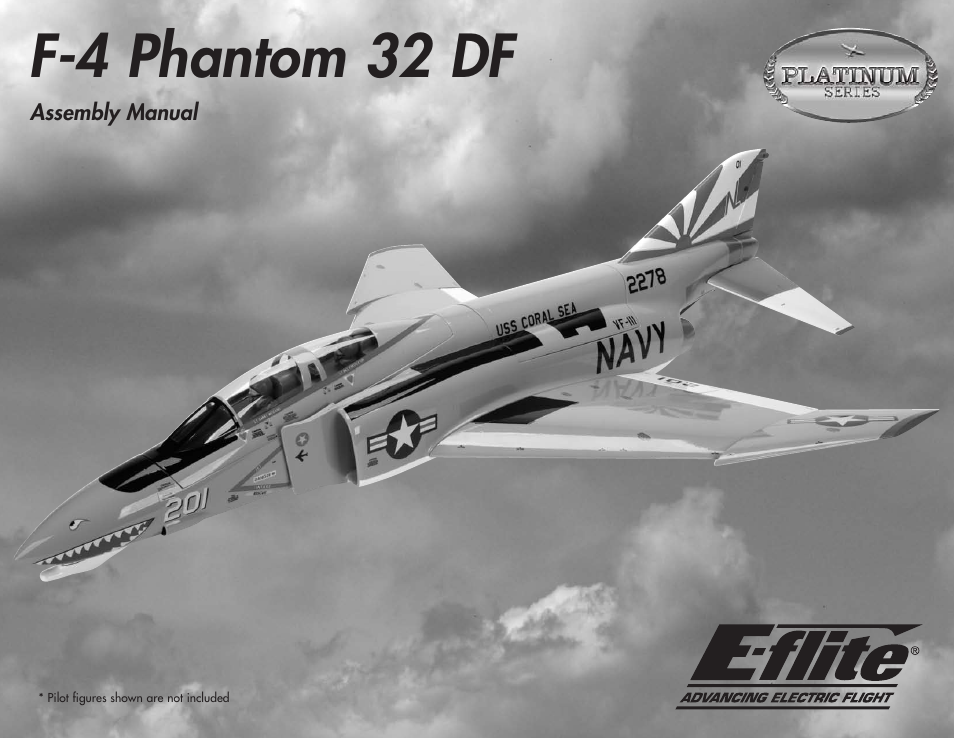 E-flite F-4 Phantom 32 DF User Manual | 44 pages