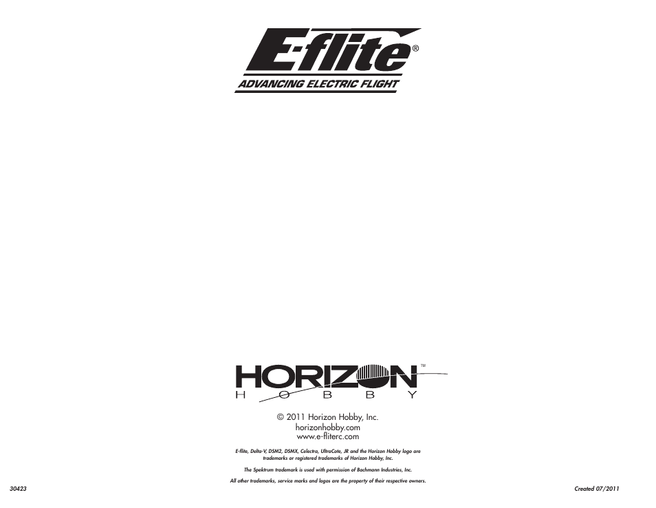 E-flite F-4 Phantom 32 DF User Manual | Page 44 / 44