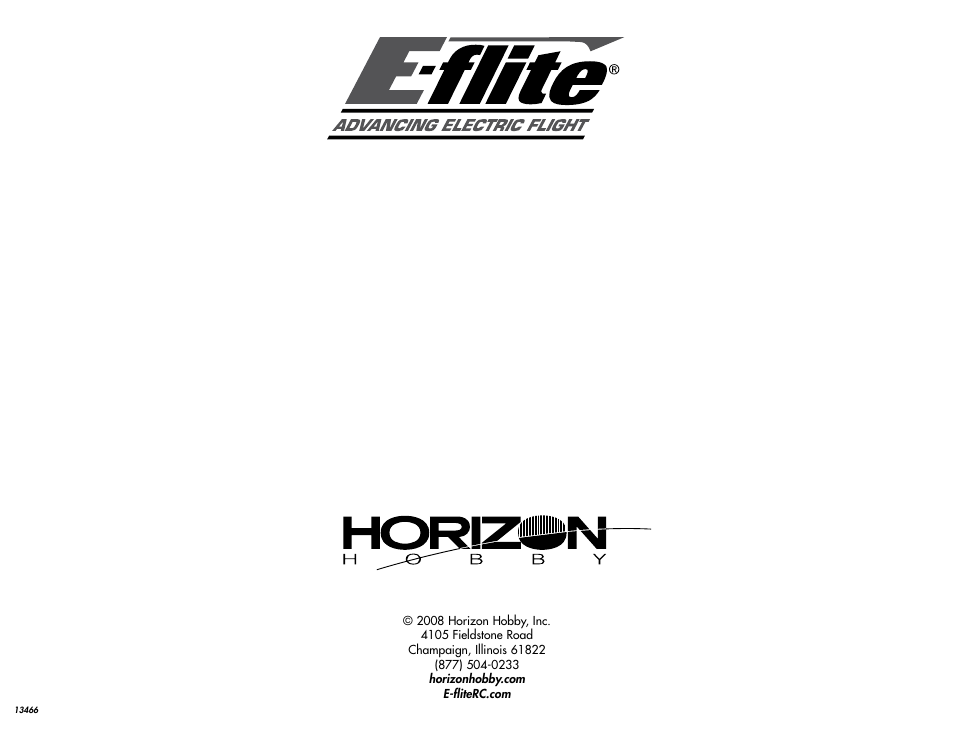 E-flite F-16 400 DF ARF w/Motor & Fan Unit User Manual | Page 24 / 24