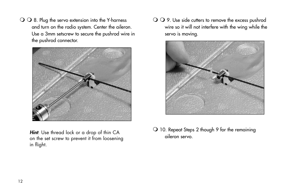 E-flite Super Airliner DF ARF User Manual | Page 12 / 36