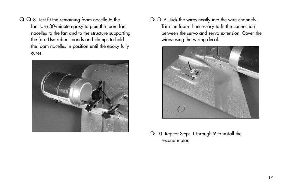 E-flite Super Airliner DF ARF User Manual | Page 17 / 36