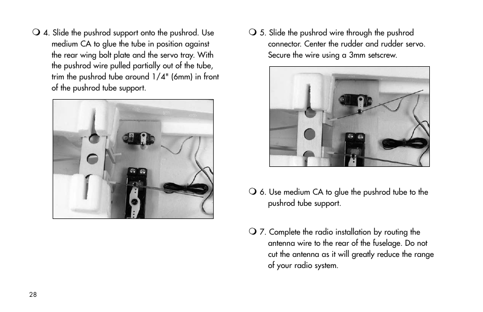 E-flite Super Airliner DF ARF User Manual | Page 28 / 36