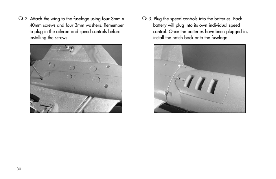 E-flite Super Airliner DF ARF User Manual | Page 30 / 36