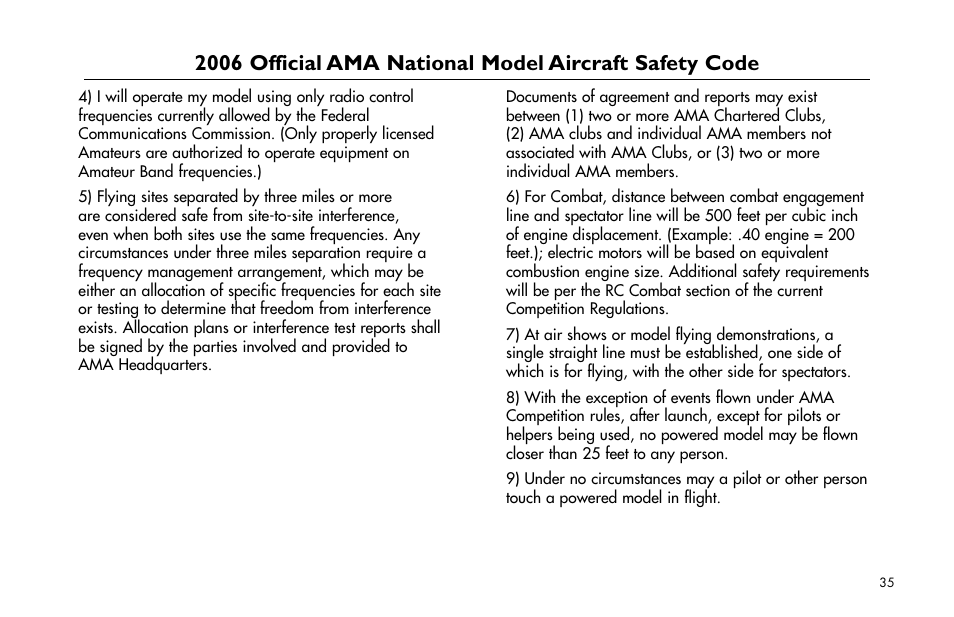 E-flite Super Airliner DF ARF User Manual | Page 35 / 36