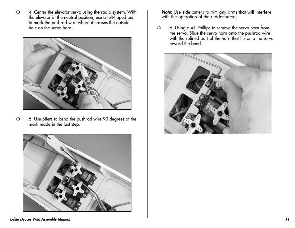 E-flite Deuces Wild 25e2 ARF User Manual | Page 11 / 68