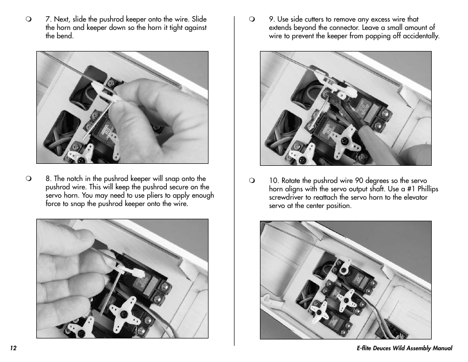 E-flite Deuces Wild 25e2 ARF User Manual | Page 12 / 68