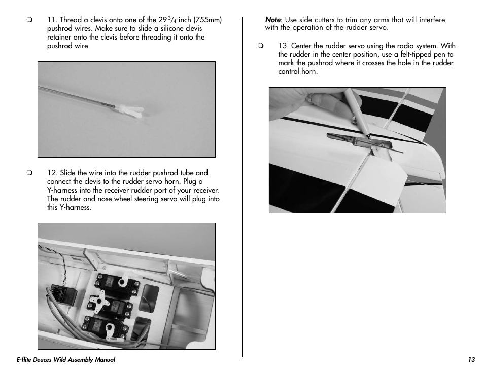 E-flite Deuces Wild 25e2 ARF User Manual | Page 13 / 68