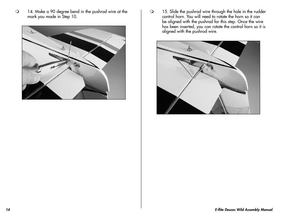 E-flite Deuces Wild 25e2 ARF User Manual | Page 14 / 68