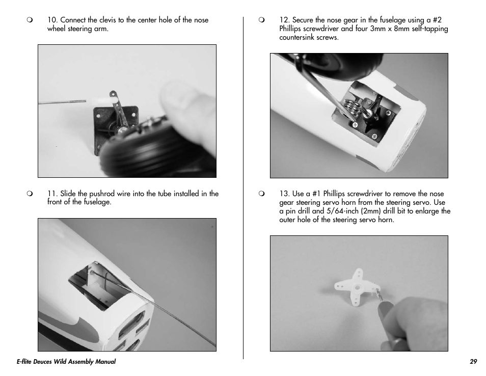 E-flite Deuces Wild 25e2 ARF User Manual | Page 29 / 68