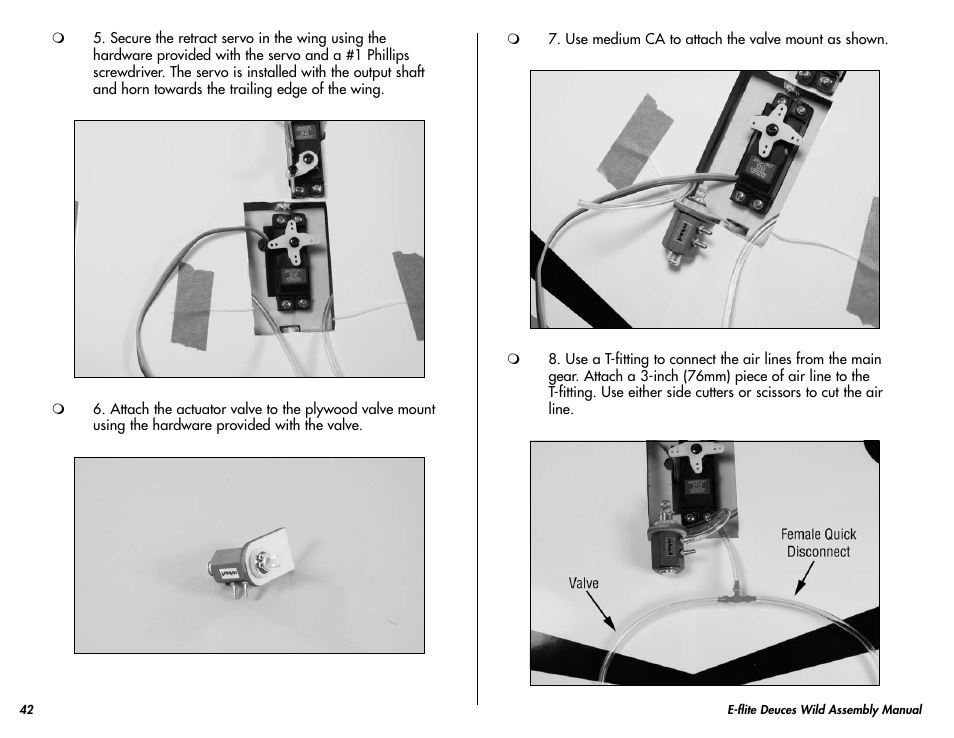 E-flite Deuces Wild 25e2 ARF User Manual | Page 42 / 68