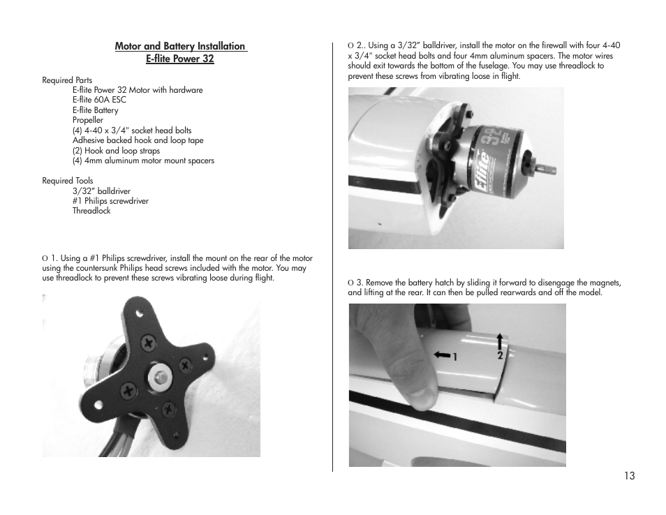 E-flite Pulse XT 25e ARF User Manual | Page 13 / 36