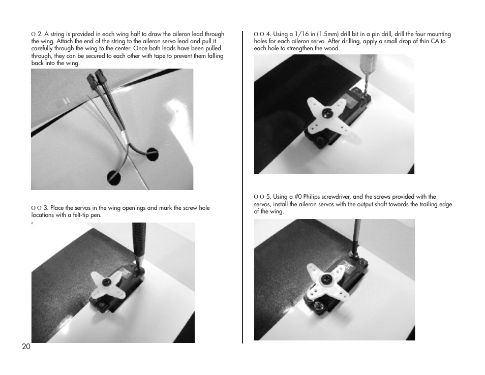 E-flite Pulse XT 25e ARF User Manual | Page 20 / 36
