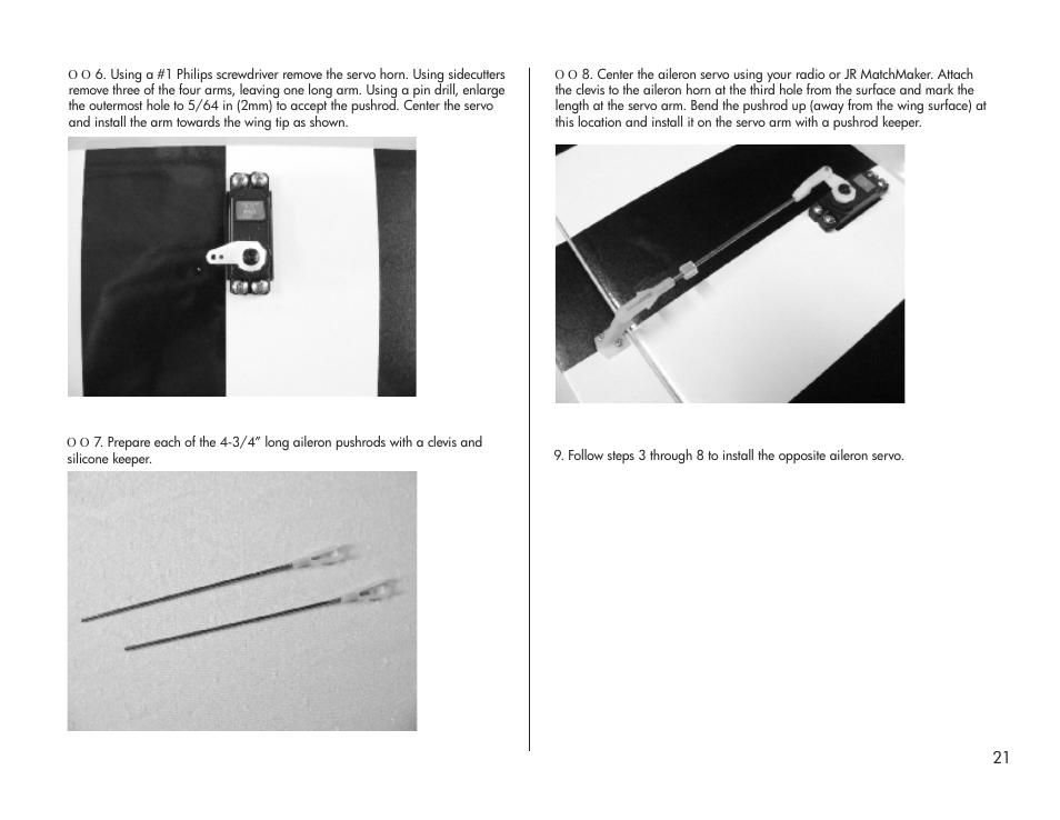 E-flite Pulse XT 25e ARF User Manual | Page 21 / 36