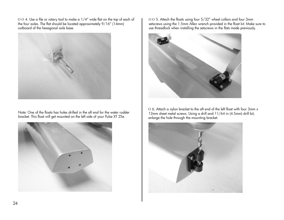 E-flite Pulse XT 25e ARF User Manual | Page 24 / 36