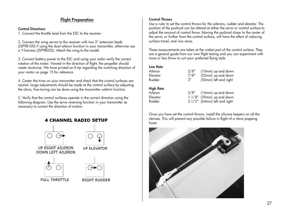 E-flite Pulse XT 25e ARF User Manual | Page 27 / 36