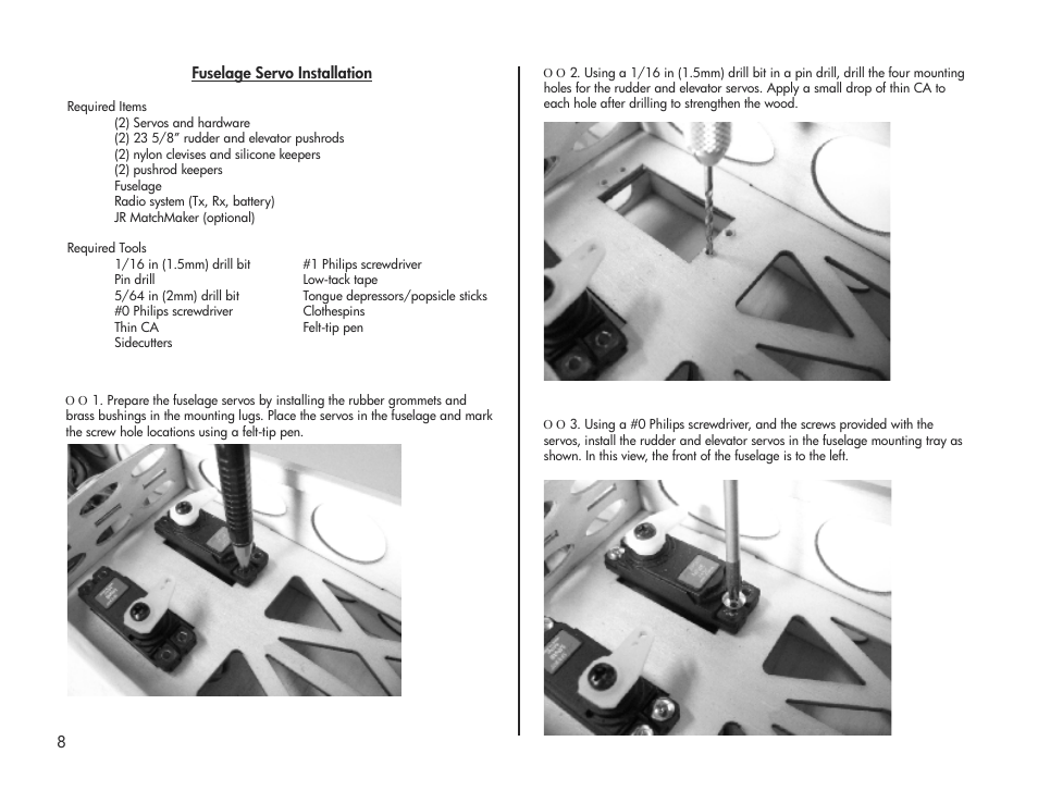 E-flite Pulse XT 25e ARF User Manual | Page 8 / 36