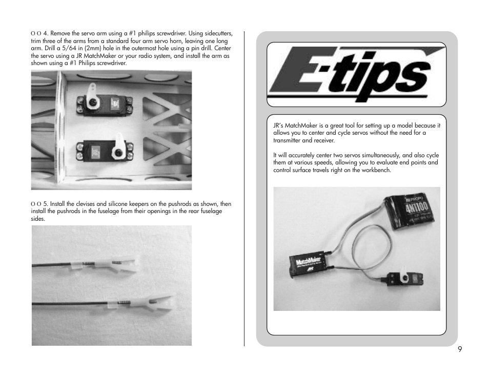 E-flite Pulse XT 25e ARF User Manual | Page 9 / 36
