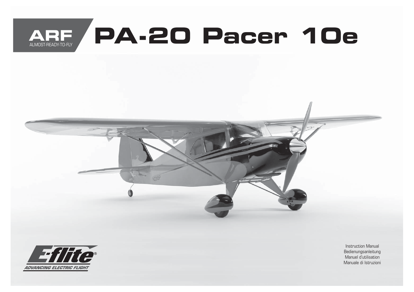 E-flite PA-20 Pacer 10e ARF User Manual | 48 pages