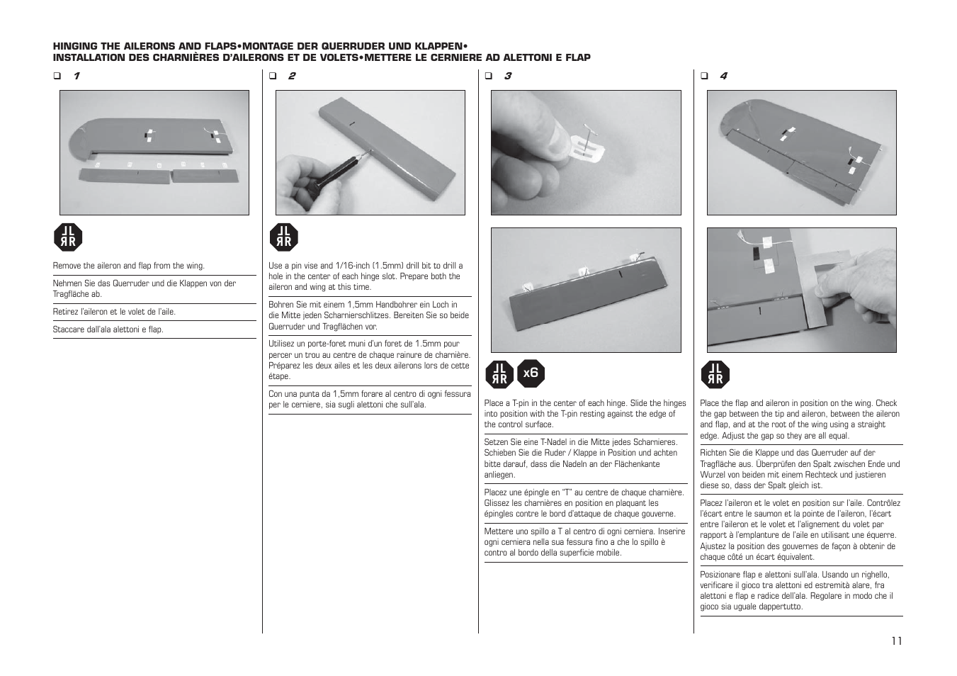 E-flite PA-20 Pacer 10e ARF User Manual | Page 11 / 48