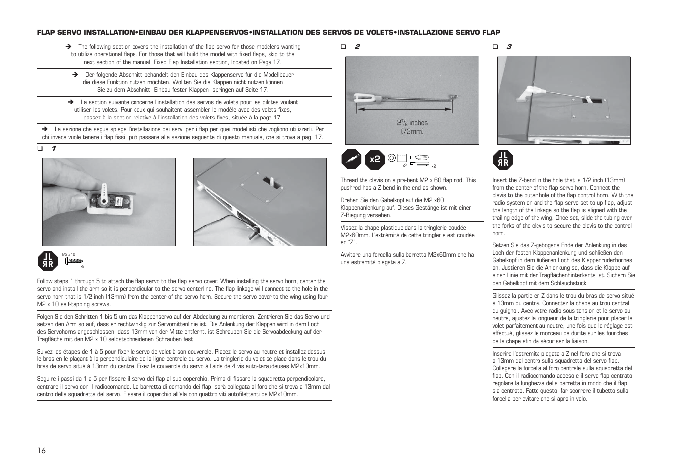 E-flite PA-20 Pacer 10e ARF User Manual | Page 16 / 48