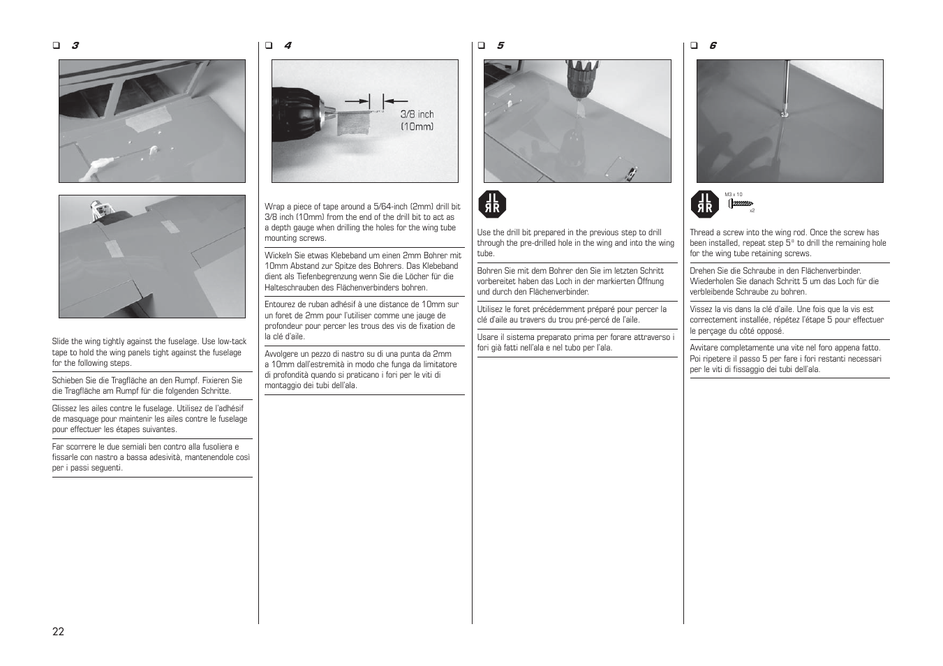 E-flite PA-20 Pacer 10e ARF User Manual | Page 22 / 48