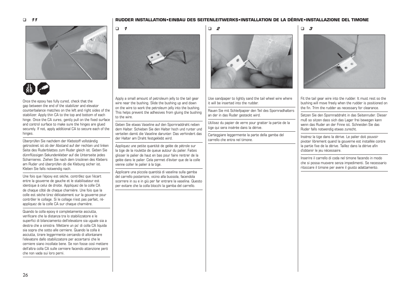E-flite PA-20 Pacer 10e ARF User Manual | Page 26 / 48