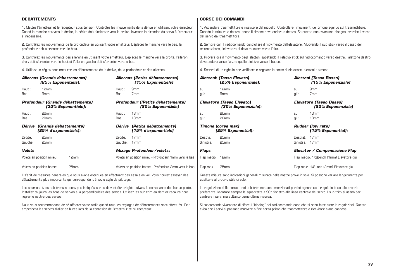 E-flite PA-20 Pacer 10e ARF User Manual | Page 39 / 48