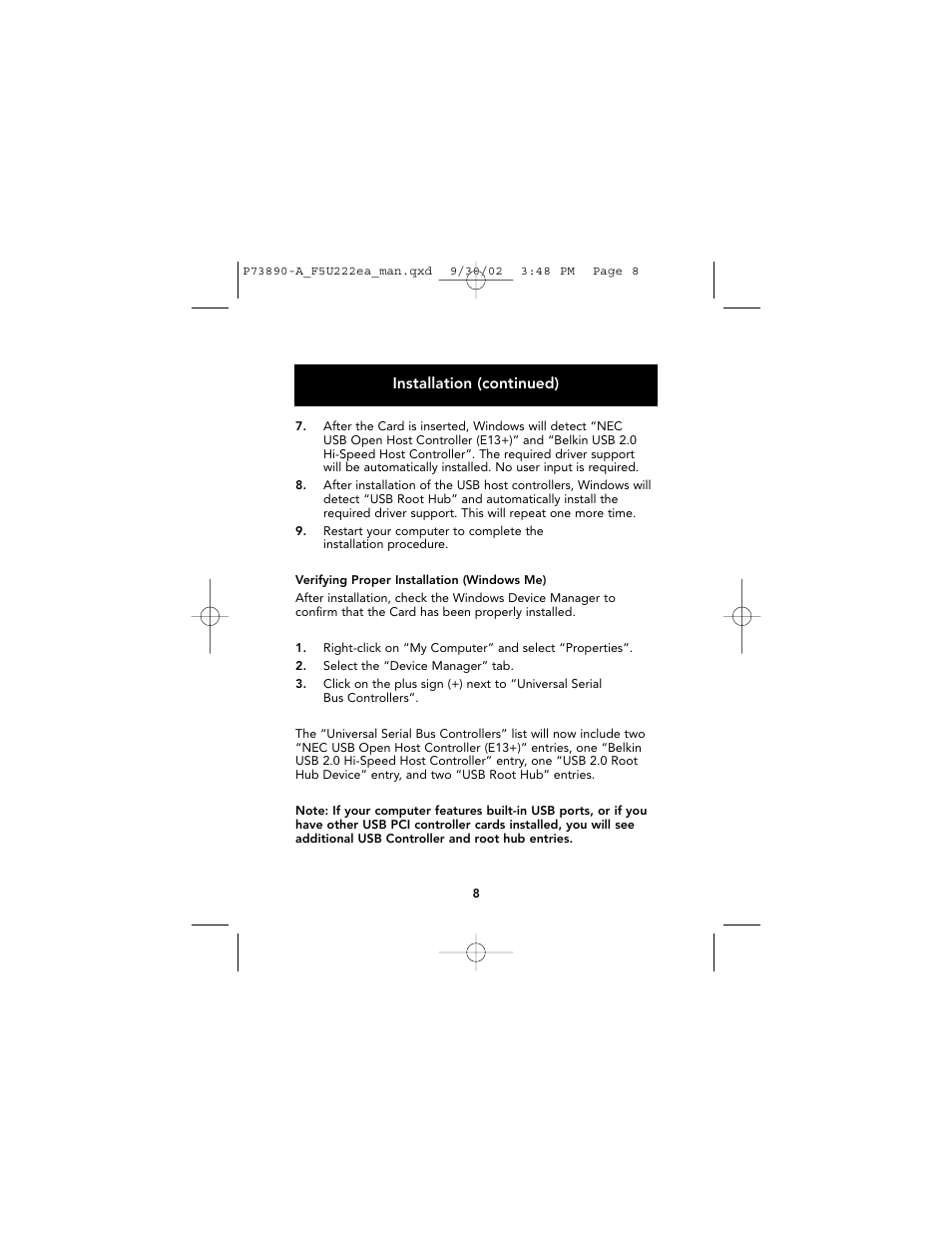 Belkin P73890EA-A User Manual | Page 12 / 111