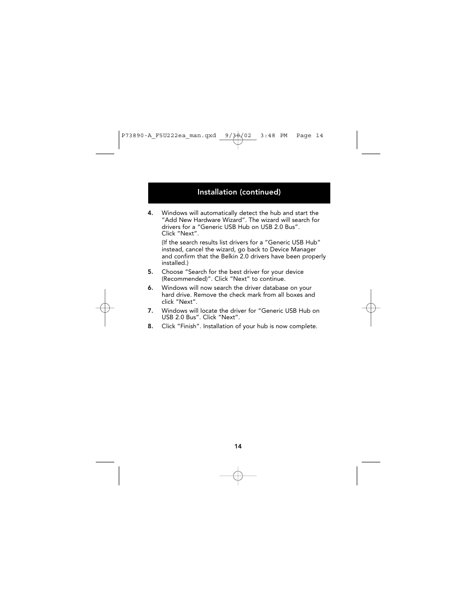 Belkin P73890EA-A User Manual | Page 18 / 111