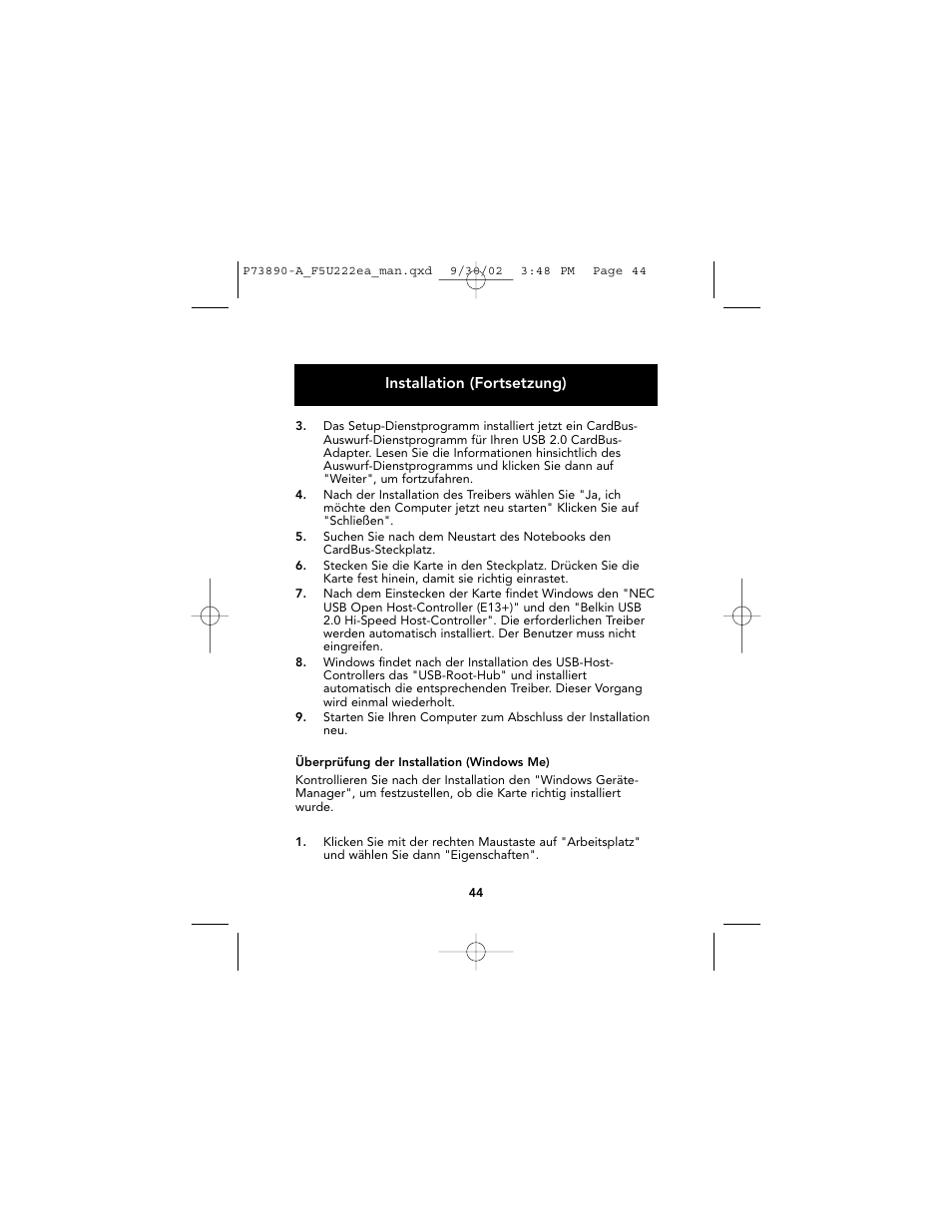 Belkin P73890EA-A User Manual | Page 48 / 111