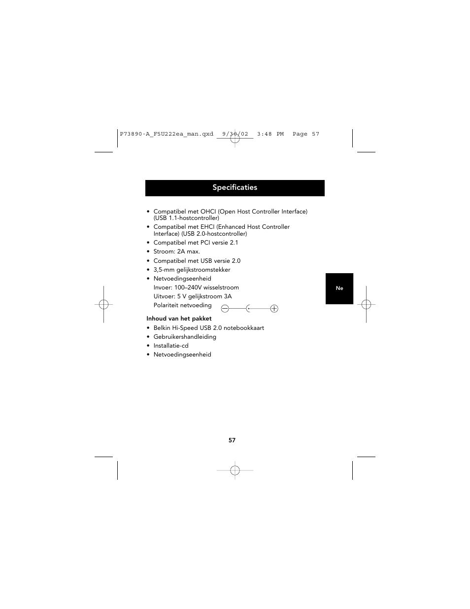 Belkin P73890EA-A User Manual | Page 61 / 111