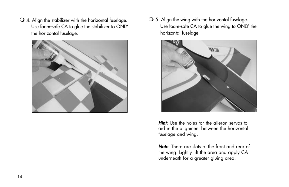 E-flite Extra 260 3D Profile User Manual | Page 14 / 44