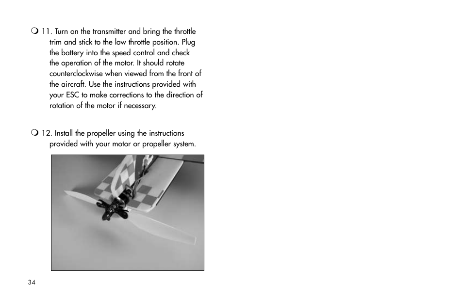 E-flite Extra 260 3D Profile User Manual | Page 34 / 44