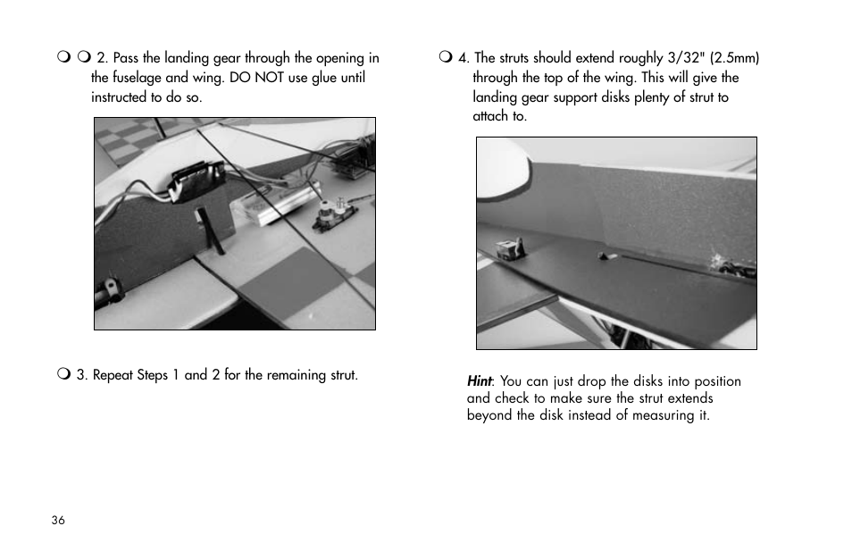 E-flite Extra 260 3D Profile User Manual | Page 36 / 44